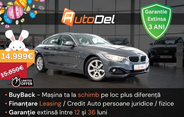 BMW Seria 4 420d Gran Coupe Automat "Sport line" - 2014