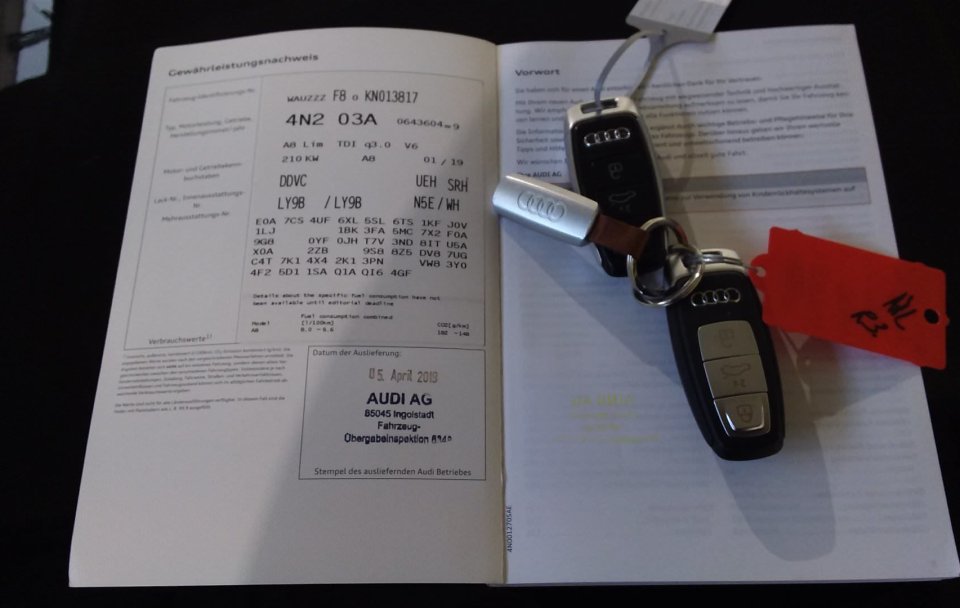 Audi A8 Mild Hybrid 3.0TDI 4x4 Tiptronic